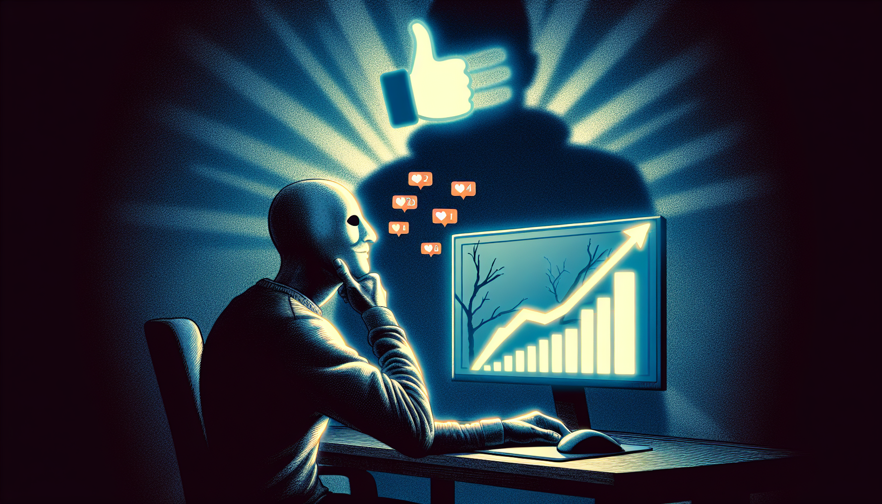 Illustration of reasons behind buying fake followers